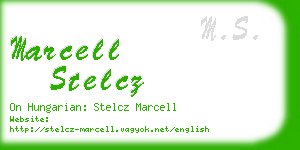 marcell stelcz business card